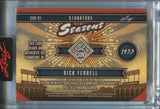 2025 Rick Ferrell Leaf Seasons in The Sun RED FOIL SIGNATURE SEASONS CUT AUTO 1/5 AUTOGRAPH #CSS-21 Boston Red Sox HOF