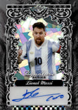 2025 Lionel Messi Leaf Signature Series CRACKED ICE AUTO 1/1 ONE OF ONE AUTOGRAPH #BA-LM1 Argentina