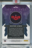 2023 Dextrer Lumis Panini Impeccable WWE WATERCOLOR AUTO 67/75 AUTOGRAPH #WS-DXL Monday Night Raw