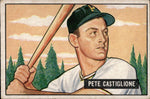 1951 Pete Castiglione Bowman #17 Pittsburgh Pirates BV $20