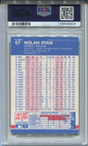 1987 Nolan Ryan Fleer PSA/DNA AUTHENTIC AUTO AUTOGRAPH 10 #67 Houston Astros HOF 9804