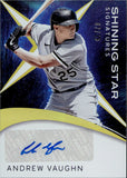 2021 Andrew Vaughn Panini SHINING STARS SIGNATURE GOLD AUTO 07/10 AUTOGRAPH #SS-AV Chicago White Sox