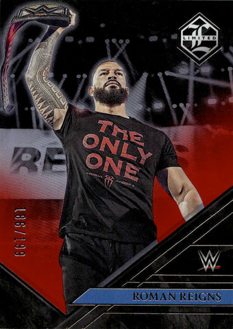 2023 Roman Reigns Panini Chronicles LIMITED RED 186/199 #231 Friday Night Smackdown