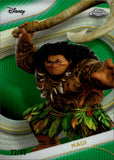2025 Maui Topps Chrome Disney GREEN REFRACTOR 72/99 #15 Moana
