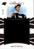 2025 Bryce Young Panini Flawless DRAFT NIGHT JUMBO JERSEY 24/25 RELIC #FDNJ-BYG Carolina Panthers
