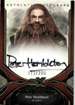 2022 Peter Hambleton as Gloin Cryptozoic CZX Middle-Earth AUTO 113/200 AUTOGRAPH #PH-G