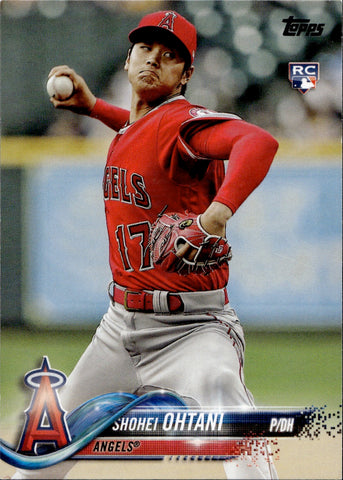 2018 Shohei Ohtani Topps Update ROOKIE RC #US1 Anaheim Angels