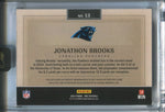2024 Jonathon Brooks Panini One ROOKIE JUMBO PATCH AUTO 143/199 AUTOGRAPH RELIC #13 Carolina Panthers