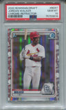 2020 Jordan Walker Bowman Chrome Draft 1ST BOWMAN REFRACTOR PSA 10 #BD57 St. Louis Cardinals 3814