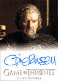 2020 Clive Russell as Ser Brynden Rittenhouse Game of Thrones The Complete Series FULL BLEED AUTO AUTOGRAPH #_CLRU 2