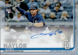 2019 Josh Naylor Topps Chrome Update ROOKIE REFRACTOR AUTO AUTOGRAPH #CUA-JN San Diego Padres