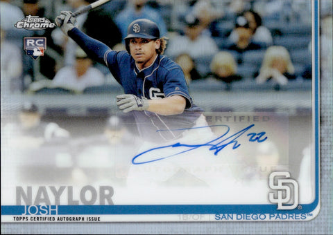 2019 Josh Naylor Topps Chrome Update ROOKIE REFRACTOR AUTO AUTOGRAPH #CUA-JN San Diego Padres