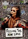 2022 Dr. Britt Baker Upper Deck Skybox Metal AEW FEELING THE LOVE #FL6 All Elite Wrestling