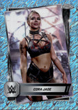 2025 Cora Jade Topps Chrome AQUA SHIMMER REFRACTOR 068/199 #136 NXT