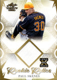 2023 Paul Skenes Leaf Trinity ROOKIE JERSEY RELIC #RR-41 Pittsburgh Pirates