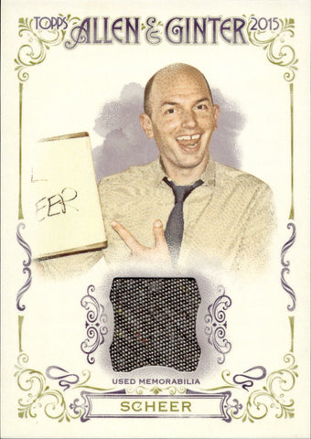 2015 Paul Scheer Topps Allen & Ginter SHIRT RELIC #FSRA-PS The League