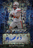 2023 Miyan Williams Leaf Trinity BLUE TUNGSTEN STEEL ROOKIE AUTO 6/9 AUTOGRAPH #SA-MW1 Ohio State