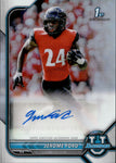 2022 Jerome Ford Bowman University Chrome 1ST BOWMAN REFRACTOR AUTO AUTOGRAPH #BCPA-JF Cleveland Browns