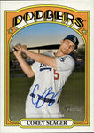 2021 Corey Seager Topps Heritage REAL ONE AUTO AUTOGRAPH #ROA-CS Los Angeles Dodgers
