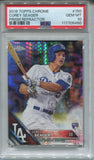 2016 Corey Seager Topps Chrome ROOKIE PRISM REFRACTOR RC PSA 10 #150 Los Angeles Dodgers 5460 *Case Issues*