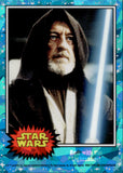 2022 Obi Wan Kenobi Topps Chrome Star Wars Sapphire Edition BEN WITH THE LIGHTSABER #99 1