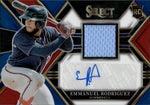 2023 Emmanuel Rodriguez Panini Select TRI-COLOR ROOKIE JERSEY AUTO 12/49 AUTOGRAPH RELIC RC #PJA-ER Minnesota Twins