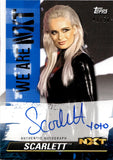 2021 Scarlett Topps WWE WE ARE NXT BLUE AUTO 48/50 AUTOGRAPH #A-SC NXT