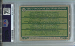 1977 Jack Clark Ruppert Jones Lee Mazzilli Dan Thomas Topps ROOKIE OUTFIELDERS PSA 7 #488 Giants Mariners Mets Brewers