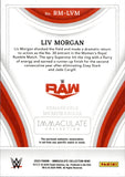 2023 Liv Morgan Relic Panini Immaculate Collection WWE Remarkable Memorabilia 34/35 #RM-LVM