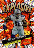 2022 Micah Parsons Panini Absolute SP EXPLOSIVE! #E33 Dallas Cowboys