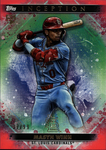2024 Masyn Winn Topps Inception PINK ROOKIE 37/99 RC #33 St. Louis Cardinals