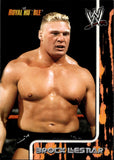 2002 Brock Lesnar Fleer WWE ROYAL RUMBLE ROOKIE RC #4 Monday Night Raw