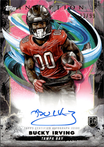 2024 Bucky Irving Topps Incpetion ROOKIE AUTO 12/99 AUTOGRAPH RC #RA-BI Tampa Bay Buccaneers