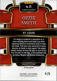 2024 Ozzie Smith Panini Select CONCOURSE LEVEL EMERALD GREEN 4/5 #31 St. Louis Cardinals HOF