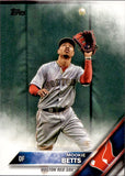 2016 Mookie Betts Topps Series 1 SP VARIATION #84 Boston Red Sox