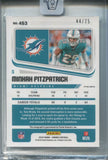 2018 Minkah Fitzpatrick Panini Honors SCORE REFRACTOR ROOKIE AUTO 44/75 AUTOGRAPH #453 Miami Dolphins