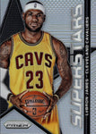 2014-15 LeBron James Panini Prizm HOLO SILVER SUPERSTARS #1 Cleveland Cavaliers
