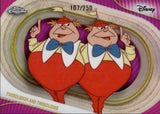 2025 Tweedledum & Tweedledee Topps Chrome Disney PINK REFRACTOR 107/250 #179 Allice in Wonderland