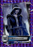 2025 Blair Davenport Topps Chrome WWE PURPLE GEOMETRIC REFRACTOR 03/10 #189 Friday Night Smackdown