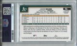 2025 Jacob Wilson Topps Chrome REFRACTOR ROOKIE RC PSA 9 #96 Athletics 1158