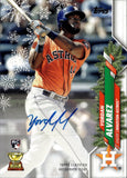 2020 Yordan Alvarez Topps Walmart Holiday Mega ROOKIE AUTO 07/10 AUTOGRAPH RC #HWA-YA Houston Astros