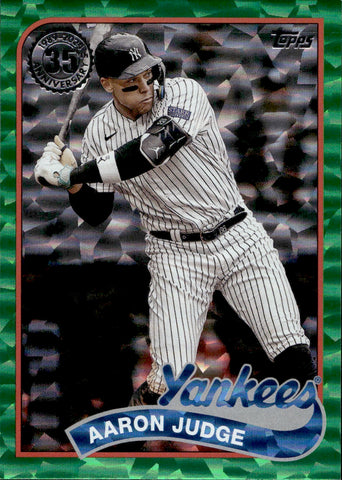 2024 Aaron Judge Topps Series 2 GREEN FOILBOARD 89/99 #89B2-39 New York Yankees