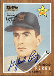 2022 Gaylord Perry Topps TEAM TOPPS LEGENDS AUTO AUTOGRAPH #TTGP San Francisco Giants HOF