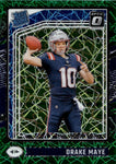 2024 Drake Maye Donruss Optic GREEN LASER RATED ROOKIE RC #229 New England Patriots 1