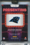 2024 Jonathon Brooks Panini One BRONZE PRESENTING ROOKIE AUTO 08/15 AUTOGRAPH RC #163 Carolina Panthers