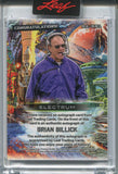 2024 Brian Billick Leaf Electrum PINK FOIL AUTO 3/4 AUTOGRAPH #BA-BB1 Baltimore Ravens