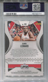 2019-20 Kawhi Leonard Panini Prizm PURPLE PRIZM 57/75 PSA 10 #149 Toronto Raptors 0101