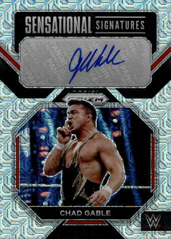 2023 Chad Gable Panini Prizm SENSATIONAL SIGNATURES MOJO AUTO 12/25 AUTOGRAPH #SN-CHG Monday Night Raw