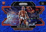 2022 Malik Blade Panini Prizm WWE ROOKIE BLUE SHIMMER FOTL 03/10 RC #94 NXT