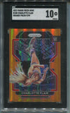 2022 Charlotte Flair Panini Prizm WWE ORANGE PRIZM 09/99 SGC 10 #180 Friday Night Smackdown 6861